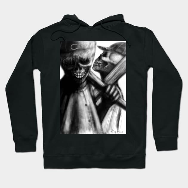 Scary Stories Baseball Hoodie by DougSQ